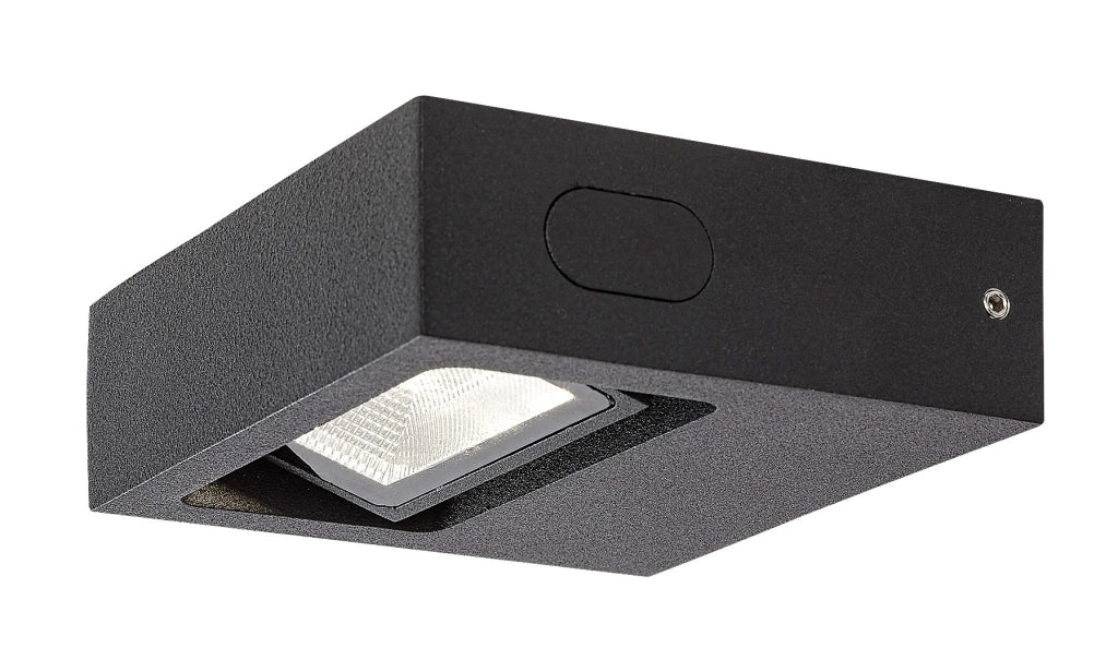 Applique esterna moderna LED 7W Ganges nero Rabalux