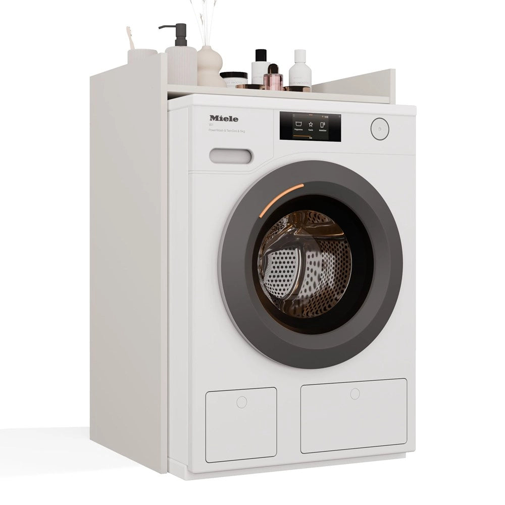 Mobile bagno per lavatrice POLA NP cashmere beige ripiano scaffale per bagno