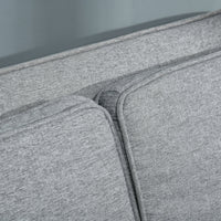 Divano Letto 2 Posti 154x87x89 cm in Tessuto Grigio