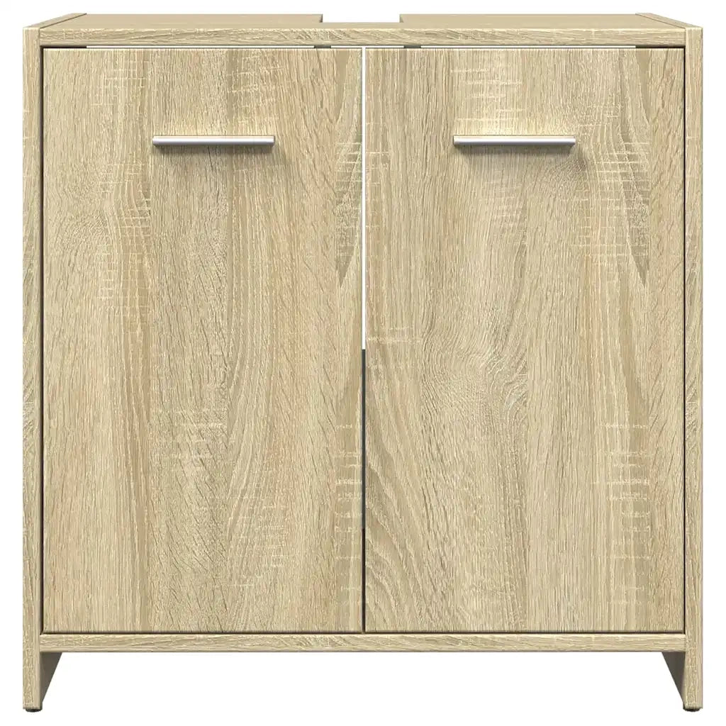 Mobile Lavabo Bagno Rovere Sonoma 60x33x60 cm Legno Multistrato 849604