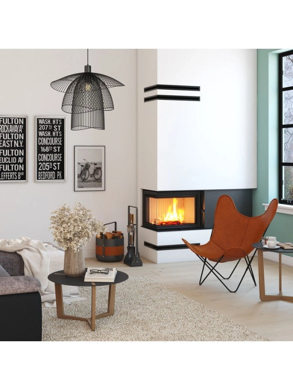 Caminetto ad angolo Inserto Apertura sinistra Energy 65x50x47 (14,5 kW) ECO