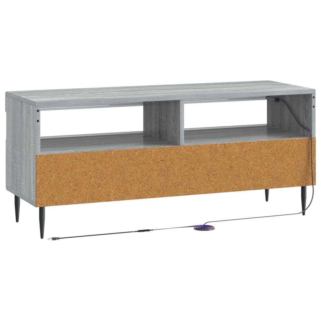 Mobile TV LED Sonoma grigio Legno ingegnerizzato 896551