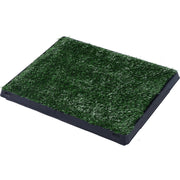 Vasca Erba Artificiale per Cani con Vassoio Estraibile ¨C zephmum ¨C 51x63x6 cm Verde