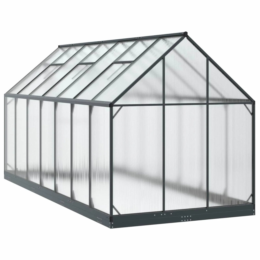 Serra da Giardino con porta Antracite 183,5 x 423,5 x 207 cm 3433045