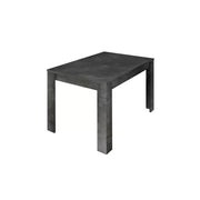 Tavolo estensibile Collezione URBAN colore grigio scuro effetto cemento, dimensioni 137x90cm.