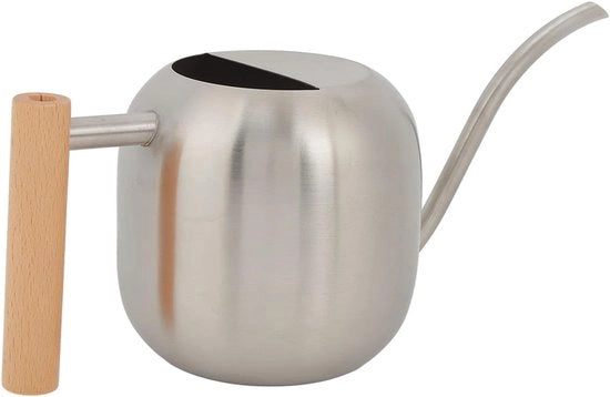 Giocatore d'acqua per piante - Grande capacità - Argento - Per uso interno ed esterno - Adatto per piante di camera e giardino - Lunga uscita - Idoneo per uso interno ed esterno