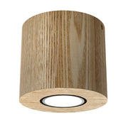 Spot soffitto tondo Ø10 legno chiaro 1xGU10 Luminex