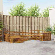 Set di divani da esterno 6 pcs Naturale