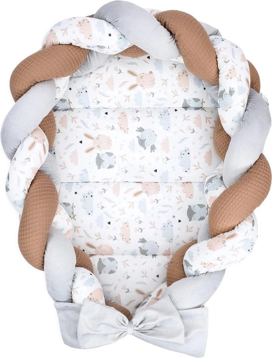 Babycoccone per viaggio - Bumper in cotone 100% - Anti-allergico - Nido per bebè
