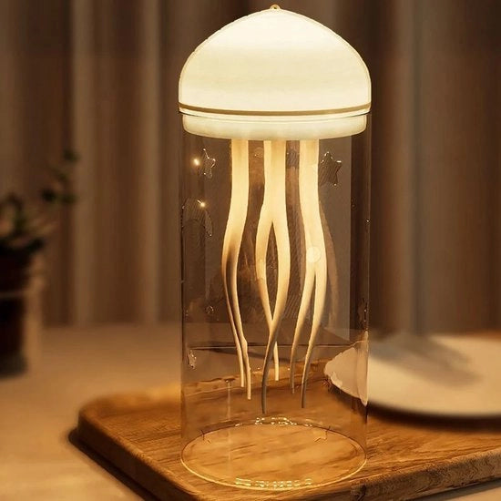 Lampada notturna per bambini - Lampada da letto - Luce atmosferica - Con comando vocale - Tentacoli rotanti - Decorazione - Camera da letto dei bambini - Camera da letto