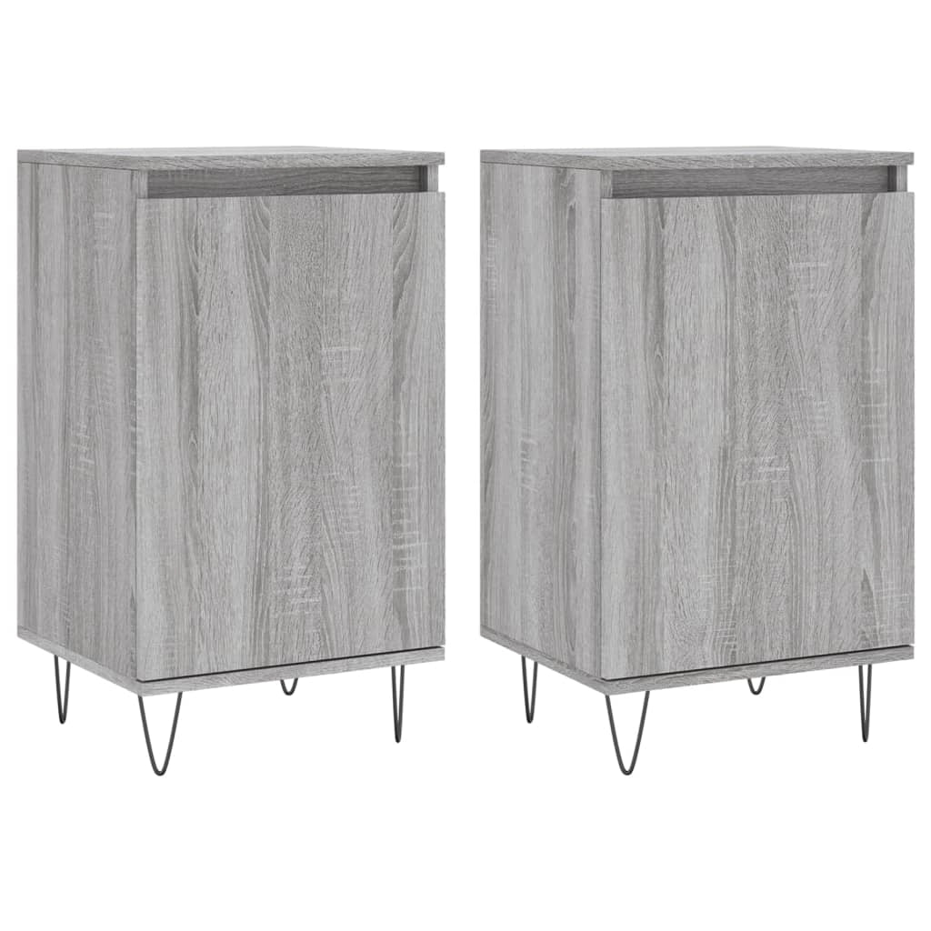 Buffet credenza cassettiera armadio mobile contenitore organizer per cucina soggiorno salotti set di 2 Sonoma 40 x 35 x 70 cm in legno ingegnerizzato marrone 02_0036948