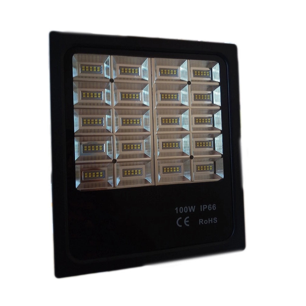 Trade Shop - Faro Faretto Slim Led Luce Bianca 100watt Ip66 100 Watt Led Smd -