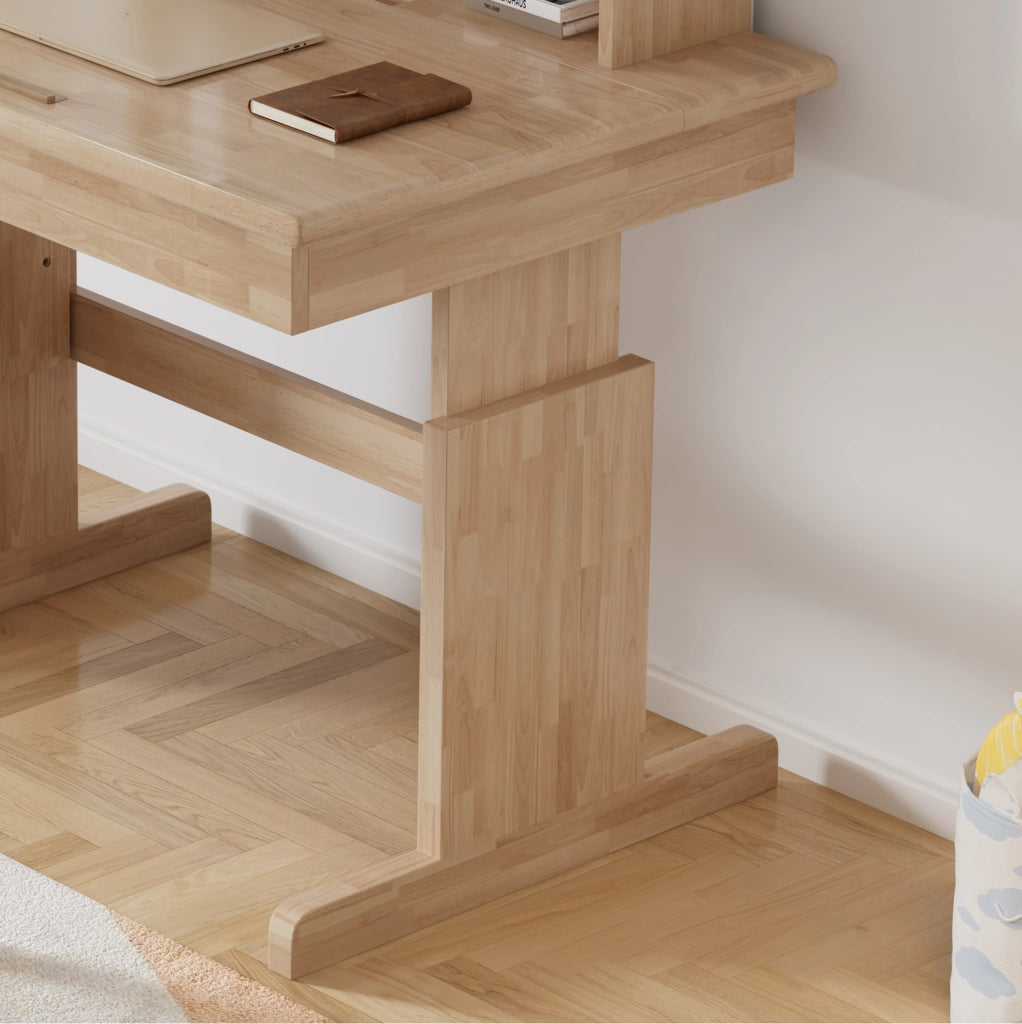 Scrivania regolabile in legno per bambini con piano inclinabile