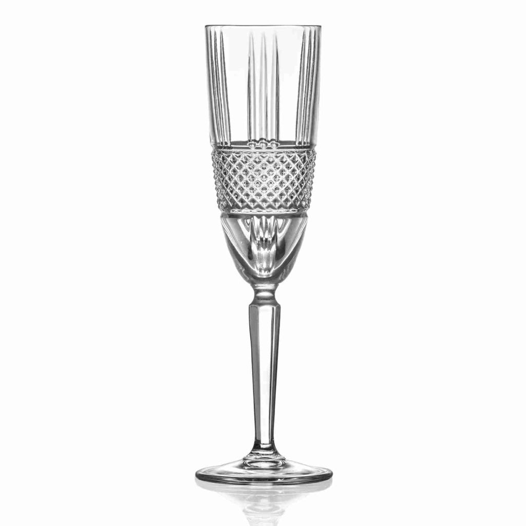 RCR Set 6 Calice Flute Brillante Cl 19