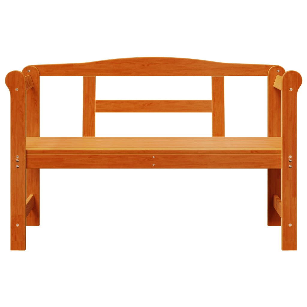 Panchina da Esterno Acacia 119x76x44 cm Legno Massello