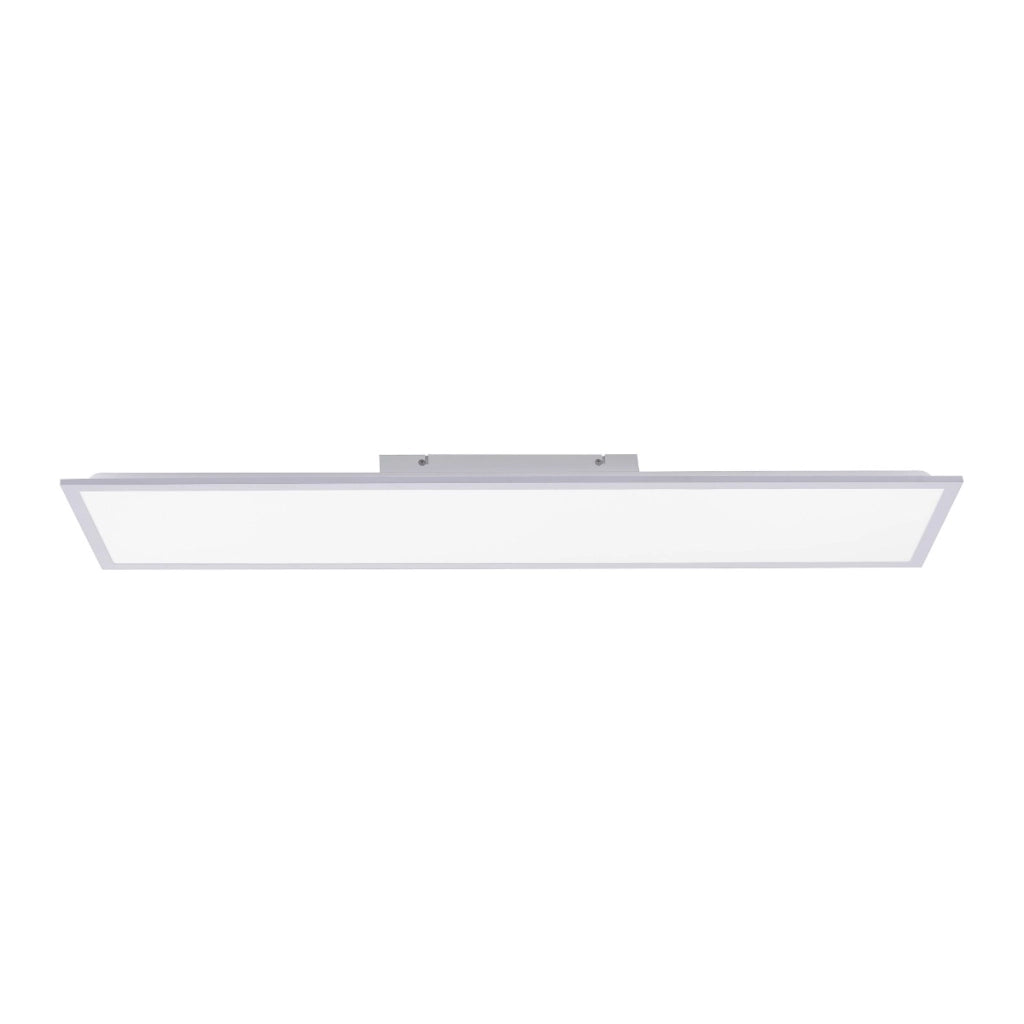 Plafoniera LED rettangolare 119,5cm 16W argento Paul Neuhaus