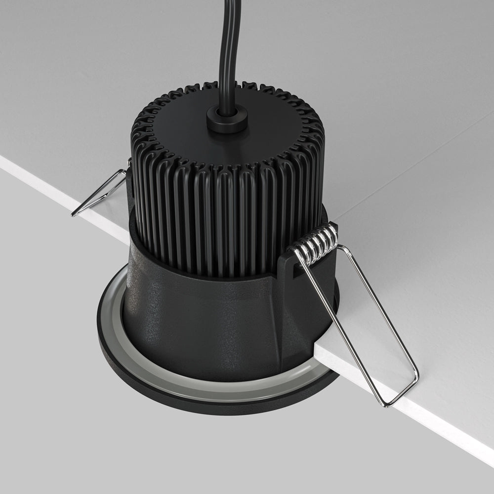 Maytoni Zoom faretto incasso LED 6W 3000K nero IP65