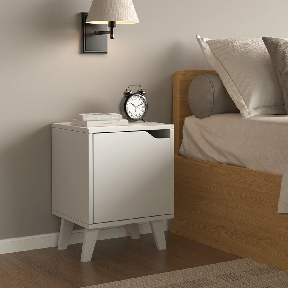 Vicco Comodino Bianco Set di 2
