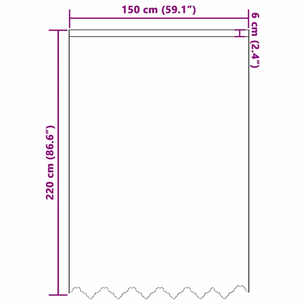 Tenda in Pizzo con tende Floreale Bianco 220x150cm Poliestere 4107755