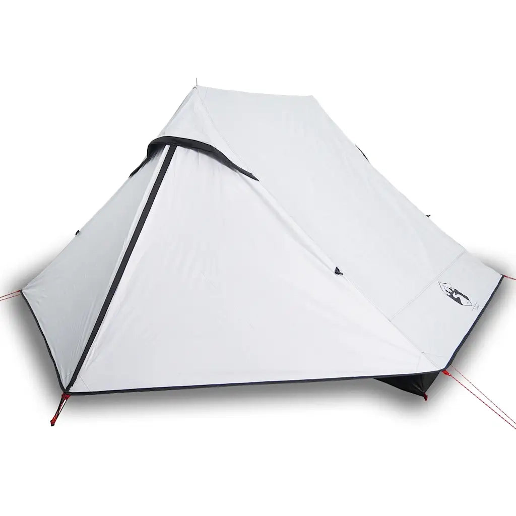Tenda Campeggio 2 Persone-Tenda per Escursionismo Bianca Tessuto Oscurante Impermeabile 655184