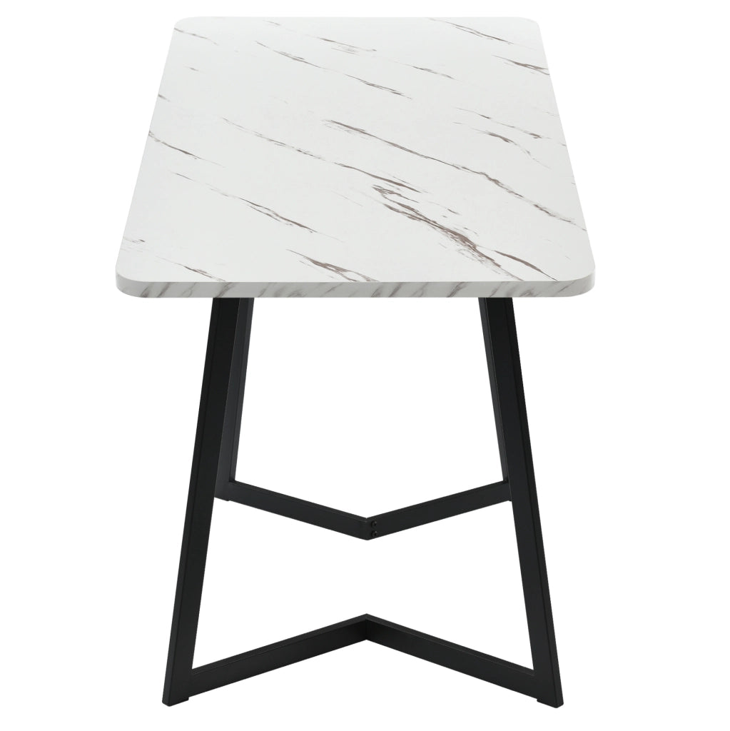 Set tavolo e sedie 117x68 cm; moderno; MDF; grigio