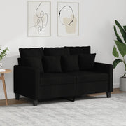 Divano a 2 Posti Nero 120 cm in Tessutocod mxl 82943