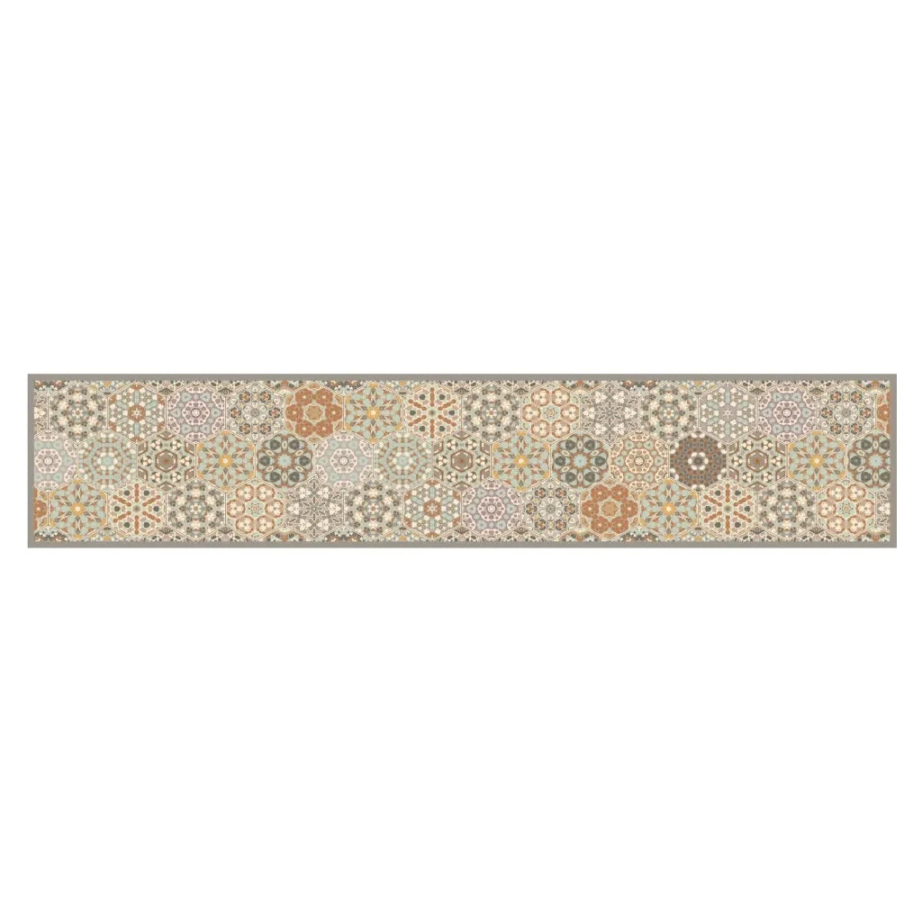 Tappeto da Cucina Lavabile Pastello Esagono 60x300 cm Velluto 4005631