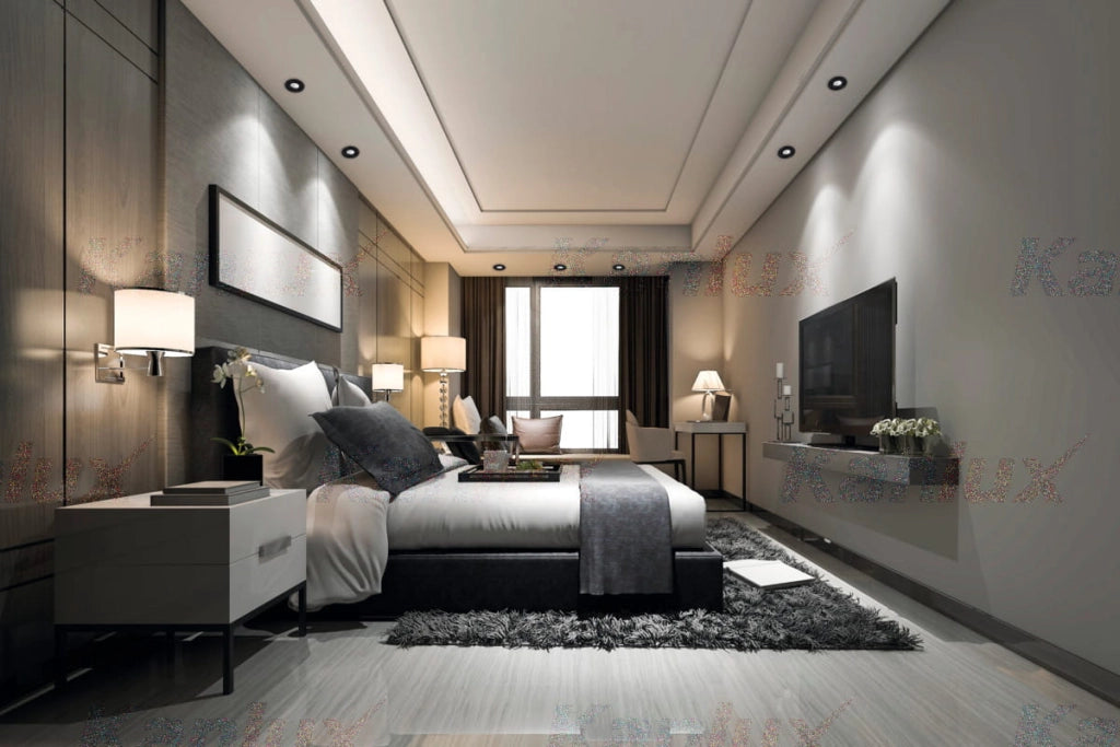 Faretto incasso soffitto Kanlux SEIDY nero orientabile GX5.3 50W