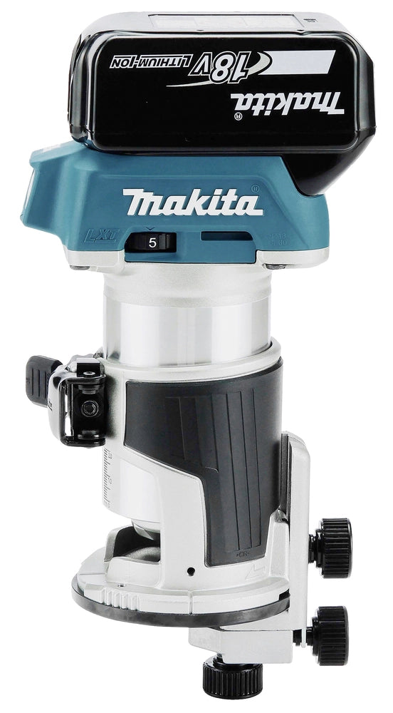 Rifilatore/Fresatrice a Batteria Makita 18V + Accessori - DRT50RTJX2
