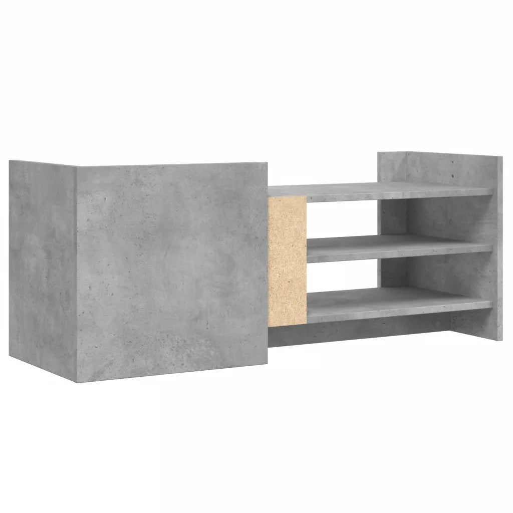 Mobile per TV Grigio Cemento 100x35x40 cm Legno Multistrato 848377