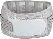 Supporto Toracico Adattabile Cintura di Sostegno Regolabile Carico Toracico Lendino Supporto alla Colonna Vertebrale Riduzione del Dolore Grigio (L)