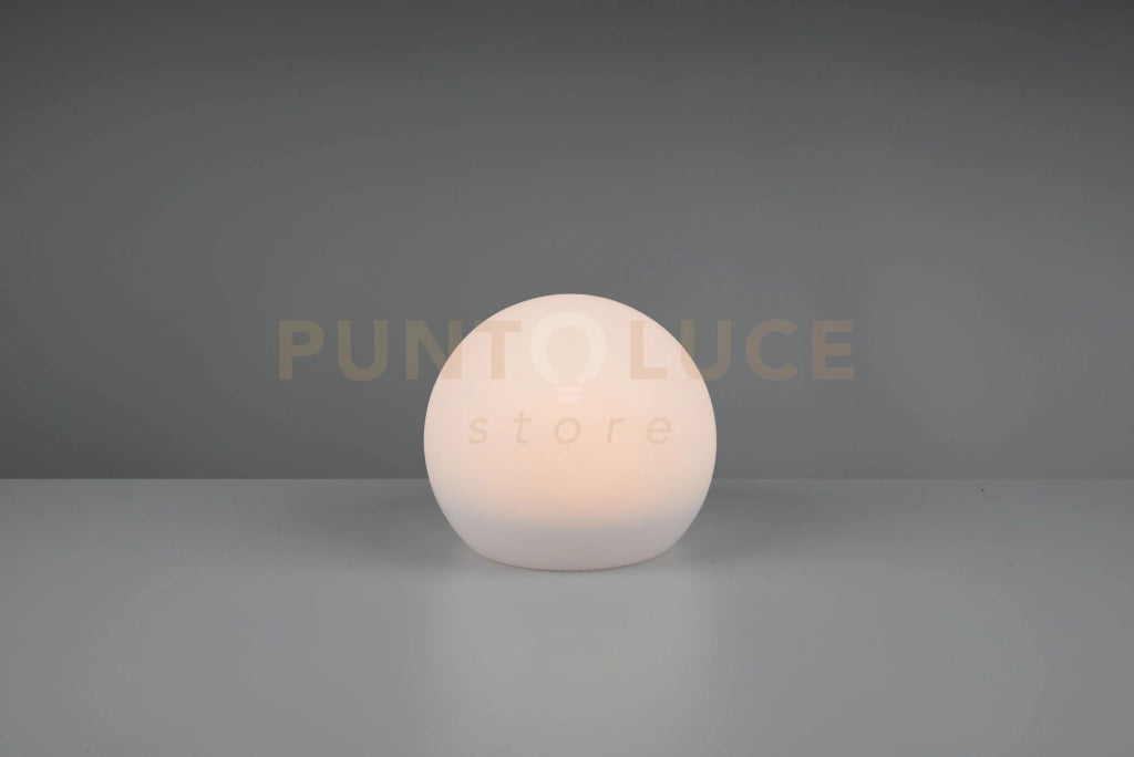 MELO LAMPADA DA GIARDINO LED 0,5W 30lm, 3000K CON PICCHETTO SOLARE EFFETTO RGB CON TELECOMANDO MULTIFUNZIONE D. 20CM IP 65