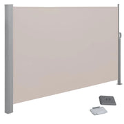 Tenda da sole laterale per balcone e terrazza parasole frangivista 200 x 300 cm tortora 12_0001854