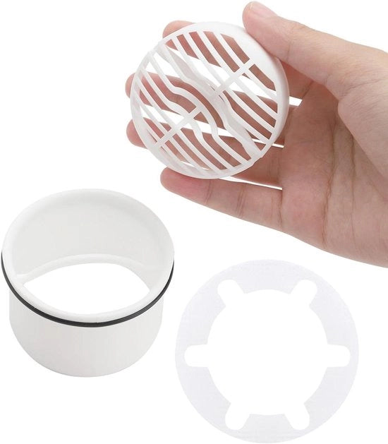 Set di filtraggio e protezione per doccia - set di filtraggio per doccia - set di protezione capelli per doccia - set di filtraggio per doccia - compatibile con kit di scarico - 6960 6961 6962 6963.