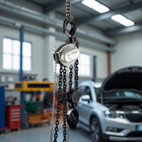 Paranco a catena manuale V21-5, capacità di carico 5 t, altezza di sollevamento 5 m, leggero e compatto, per impieghi gravosi