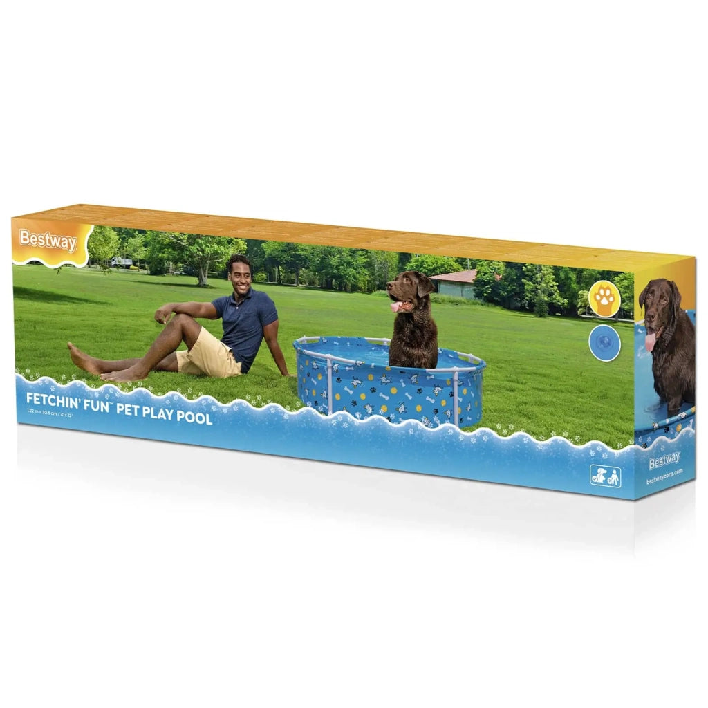 Bestway Piscina per giochi per animali domestici sopraelevata Blu 42035756
