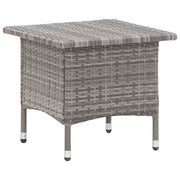 Tavolino da TÃ¨ Grigio 50x50x47 cm in Polyrattan cod mxl 51479