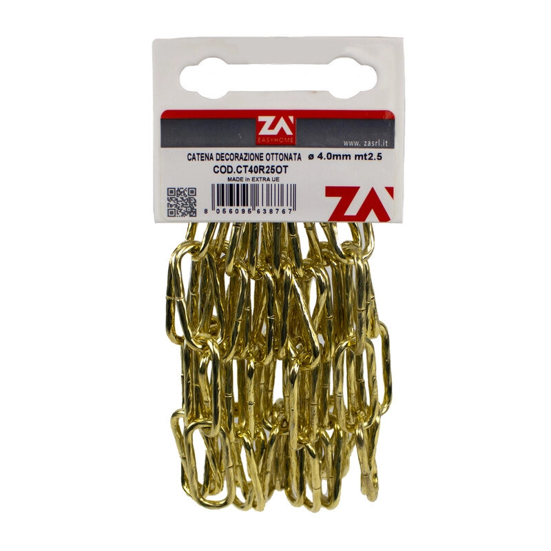 CATENA MAGLIA LUNGA RITORTA 4,0 MM 2,5 M OTTON