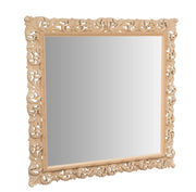 Biscottini SPECCHIERA DA PARETE IN LEGNO FINITURA GREZZA MADE IN ITALY realizzata Offerta