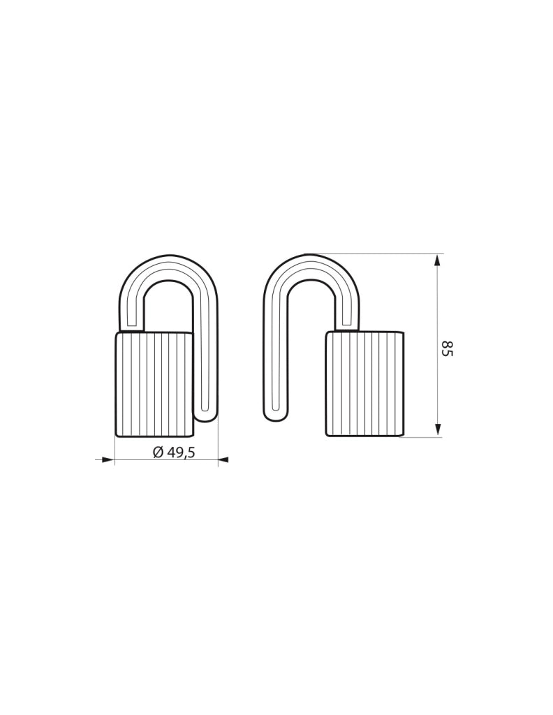 Set di 2 limitatori di apertura per porte, protezione bambini, bianco – THIRARD