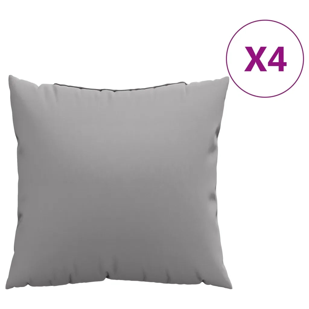 Cuscini per Divano 4 pz | Cuscini per sedie Grigi 50x50 cm in Tessuto