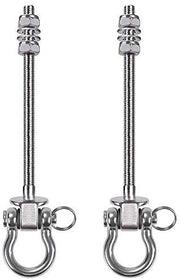 Sostegno oscillante per pesi - Haken pesanti - M10x170mm - Filo anticorrosivo - Resistente alle alte temperature - Acciaio inossidabile - 2 pezzi - Sostegno per pesi oscillante