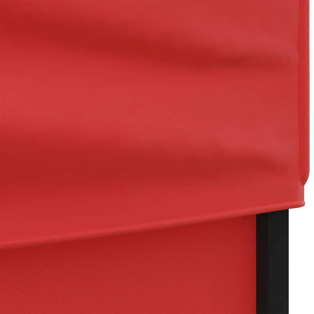 Tenda per Feste Pieghevole con Pareti Laterali Rosso 3x6 m 93555