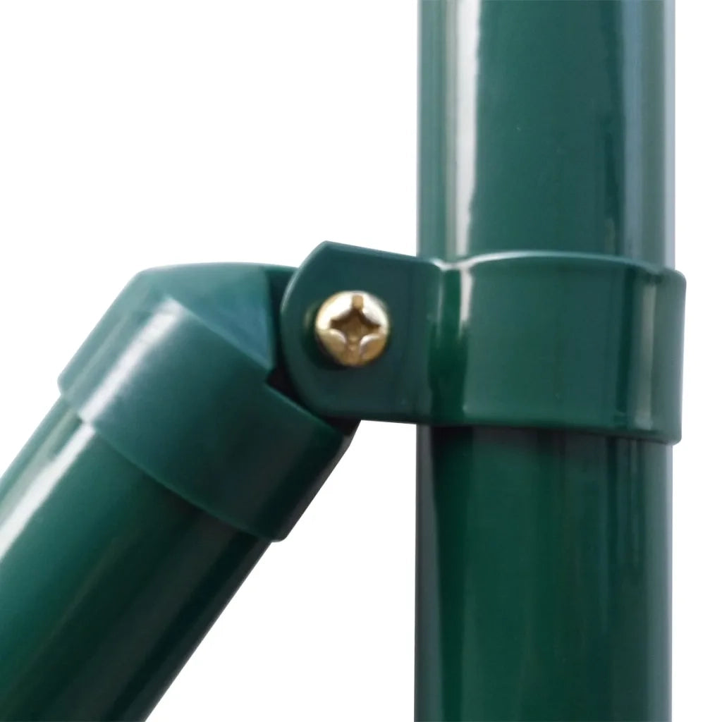 Recinzione Euro in Acciaio 25x1 m Verde 142399