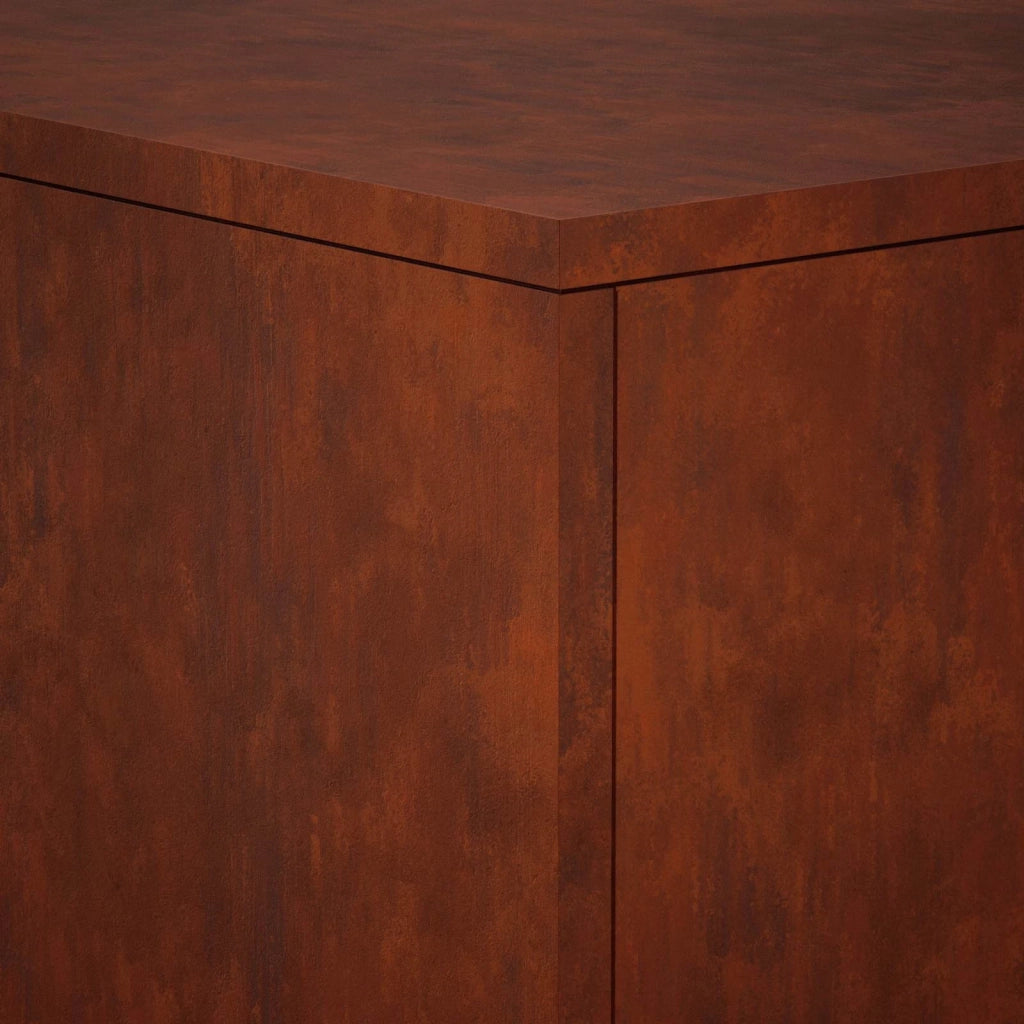 Supporto per piante Ruggine 40 x 40 x 80 cm Acciaio Corten 8012556