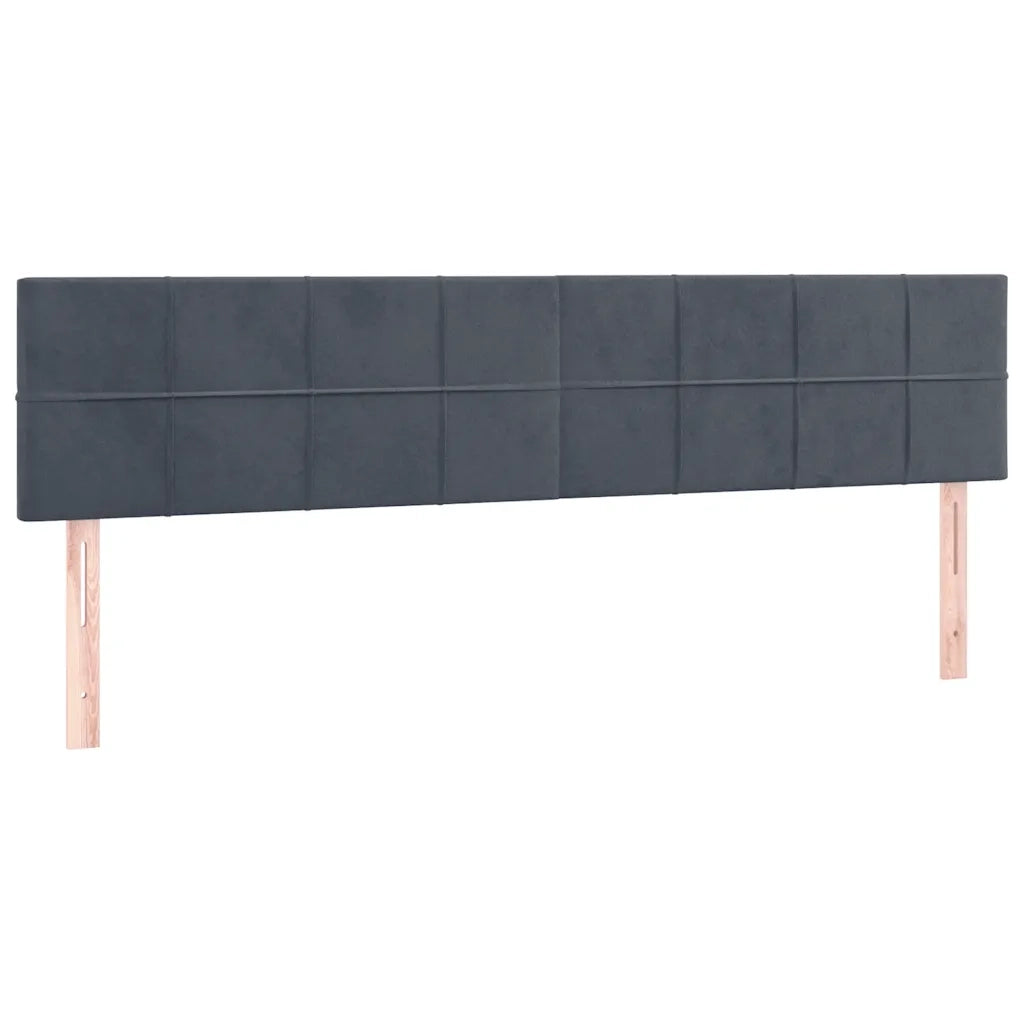 Struttura Letto Pouf con Materassi 180x200 cm Velluto 3312924