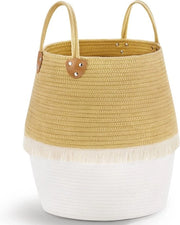 Wastino con intreccio Decorativo cesto di stoccaggio con maniglia Cesto di stoccaggio pieghevole per bambino Cesto di stoccaggio per salotto 

Modello: 
Opvouwbaar: Sì 
Dimensioni: 
Larghezza: 40 cm 
Altezza: 60 cm 
Profondità: 30 cm