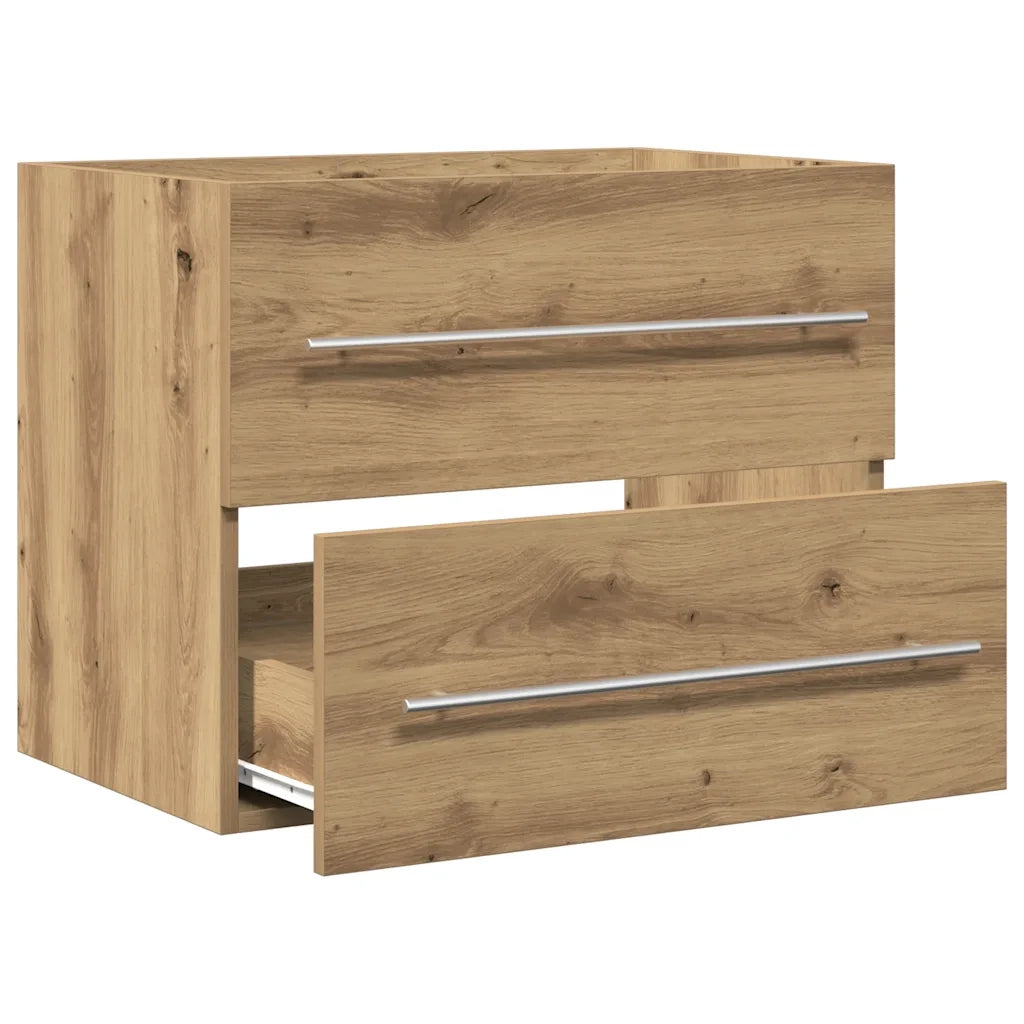 vidaXL Mobile Lavabo Bagno Artigianale 60x38,5x48 cm Legno Multistrato