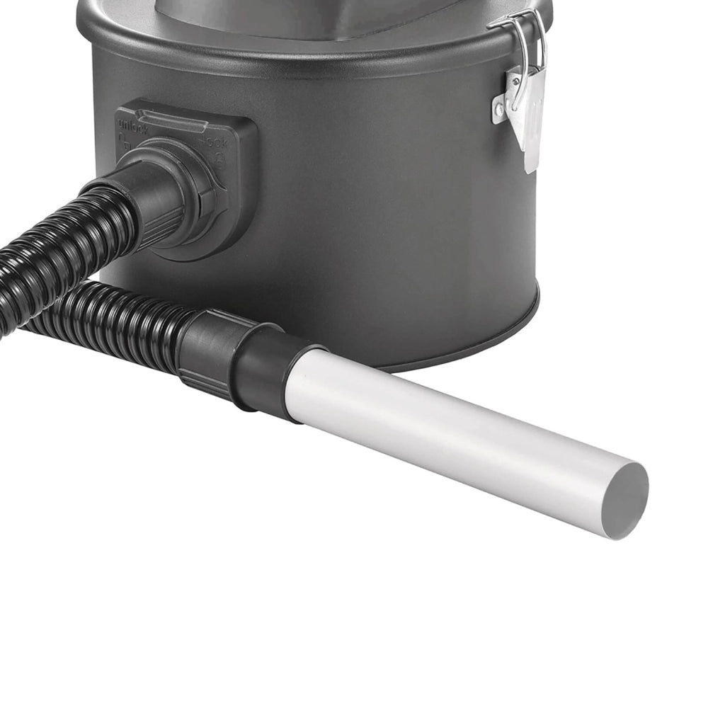 Aspiracenere Vinco 40176 - Motore 600W, Serbatoio 10 Litri in Metallo, per Stufe, Camini e Barbecue