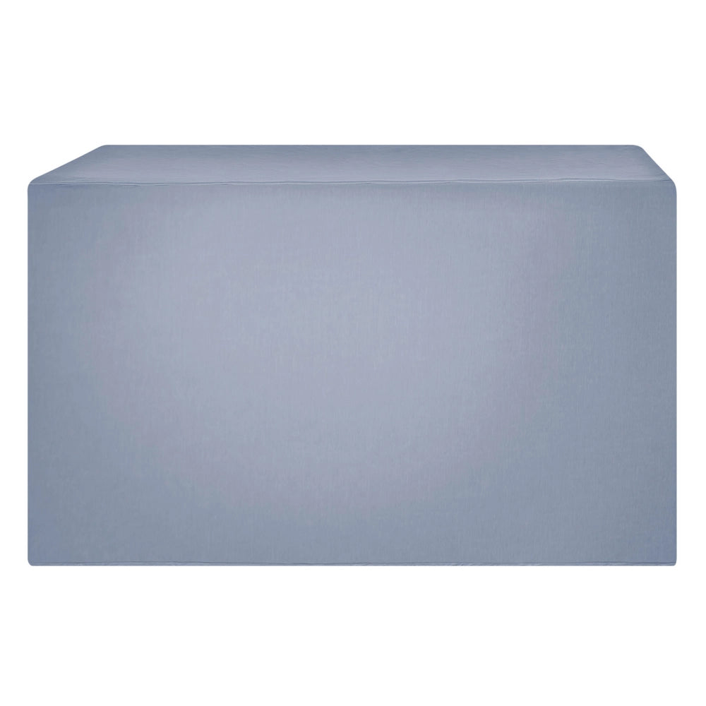 Copertura per mobili da giardino Copertura antipioggia in PVC grigio poliestere 155 x 155 x 90 cm